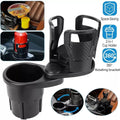 Car cup holder expander 4-in-1 adapter