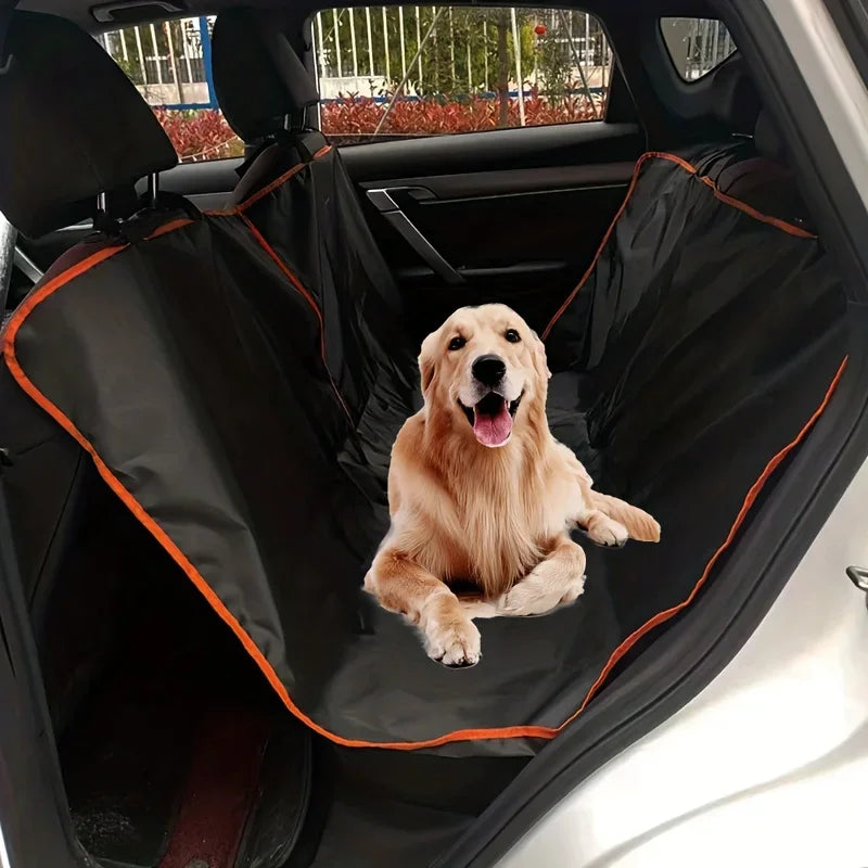 Dog car seat cover hammock on back seat