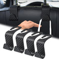Car headrest hooks 4-pack on seat headrest